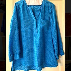 Joie silk medallion blouse